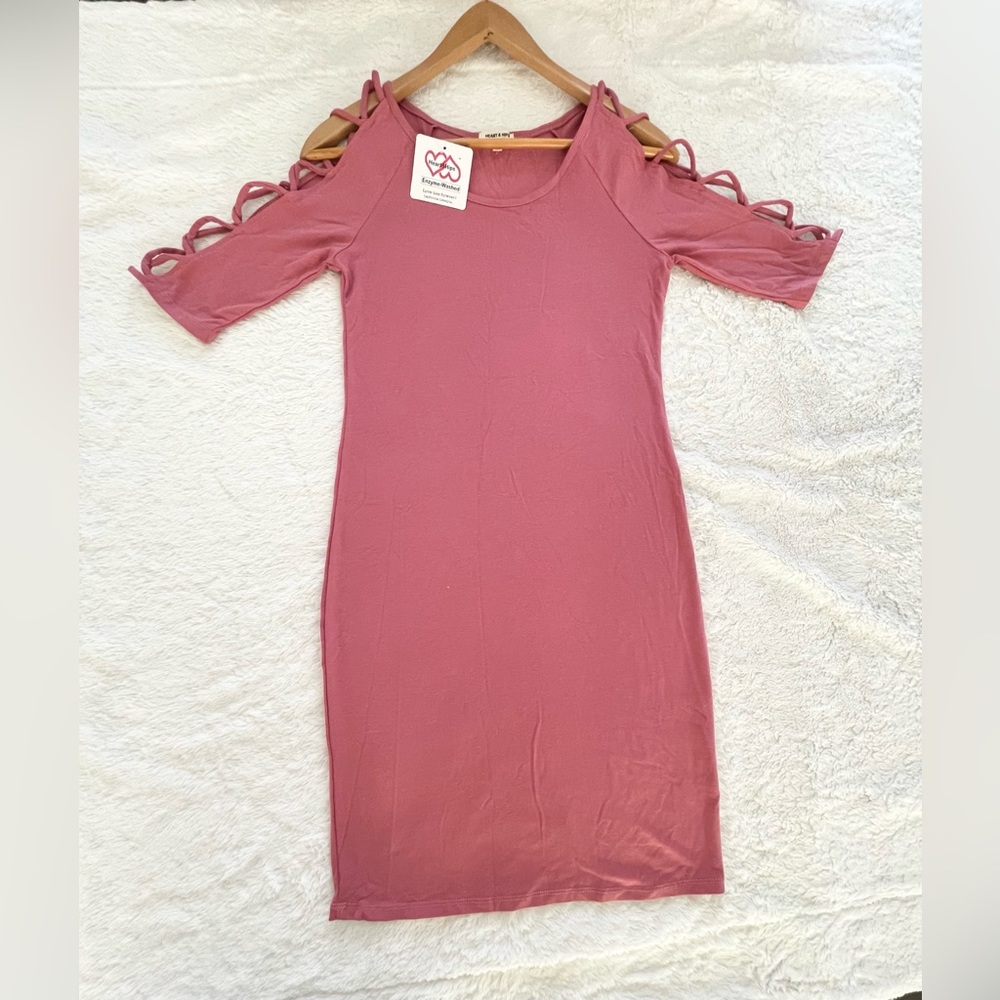 Rosie pink bodycon dress